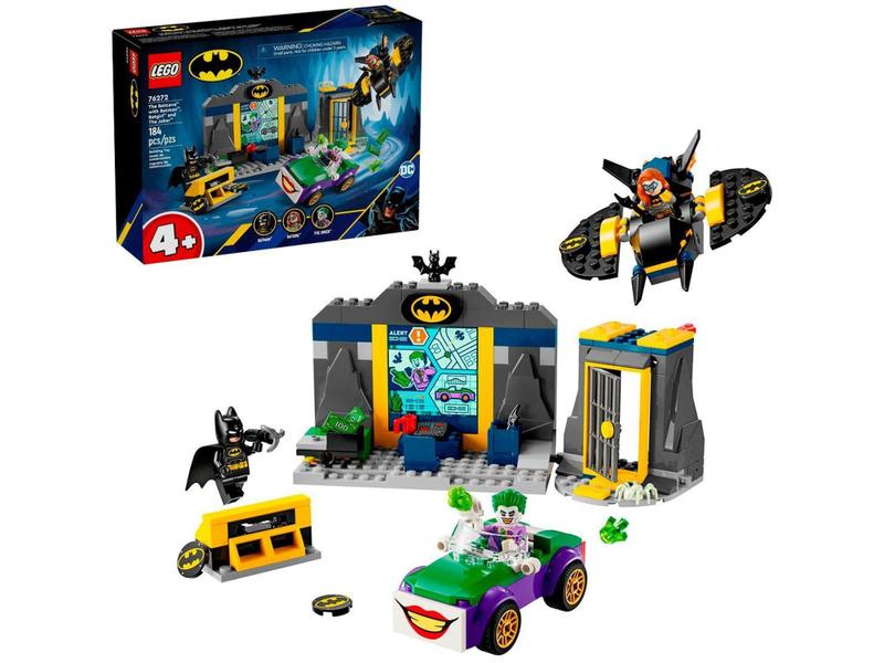 Imagem de LEGO DC A Batcaverna com o Batman a Batgirl e o - Coringa 76272 184 Peças