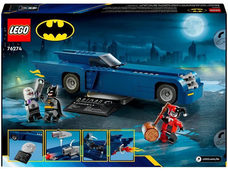 Imagem de LEGO DC Batman com o Batmóvel vs Arlequina e