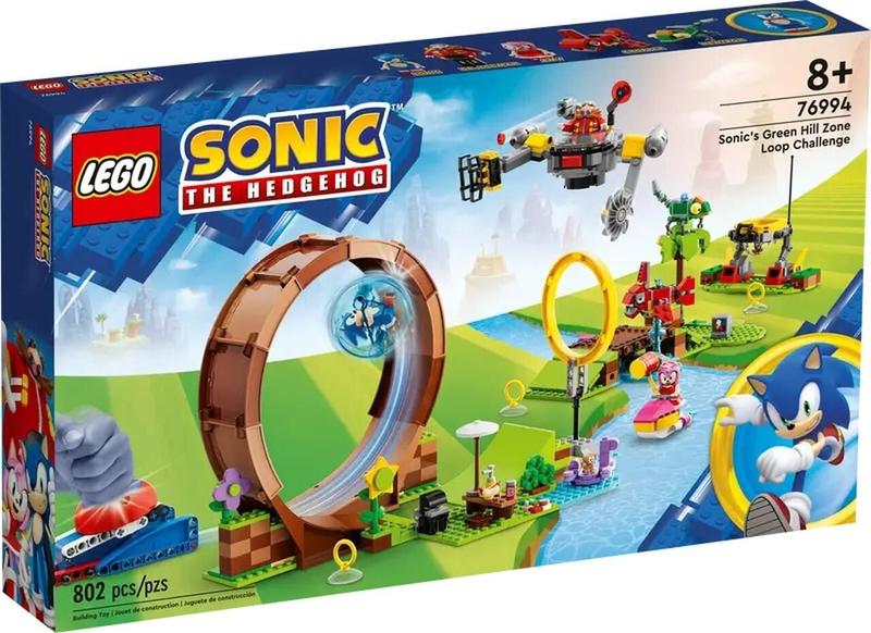 Imagem de Lego Desafio Da Zona Green Hill Do Sonic 802 Peças - 76994