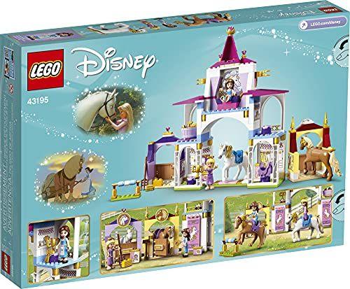 Imagem de LEGO Disney Belle e Rapunzel's Royal Stables 43195 Building Kit Ótimo para inspirar reprodução criativa e criativa (239 peças)