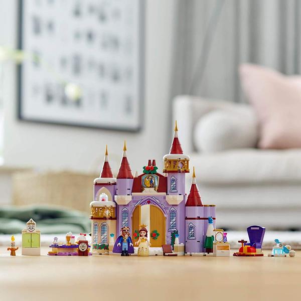 Imagem de LEGO Disney Belle's Castle Winter Celebration (43180) Disney Princess Building Kit Faz um ótimo aniversário para crianças que amam a bela e a fera da Disney, Nova 2020 (238 Peças)