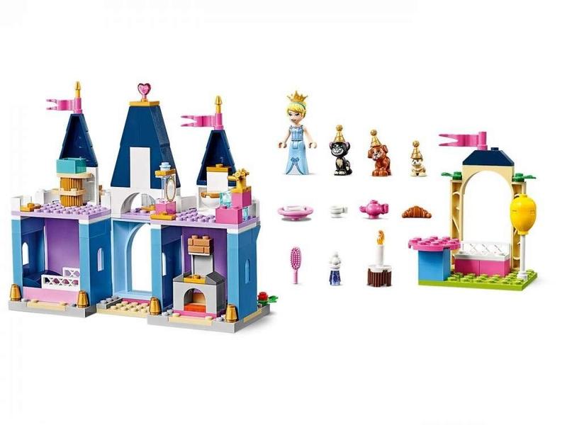 Imagem de LEGO Disney Cinderela's Castle Celebration 43178 Creative Building Kit, Nova 2020 (168 Peças)