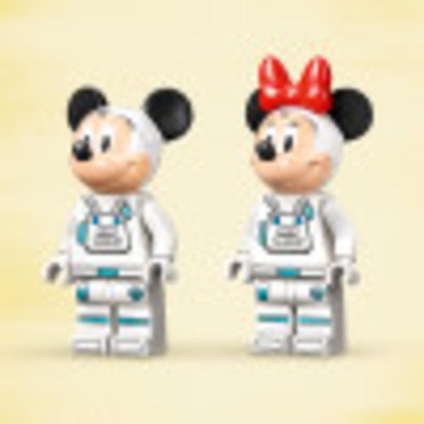 Imagem de LEGO Disney Mickey and Friends Mickey Mouse & Minnie Mouse's Space Rocket 10774 Building Kit Um conjunto legal para crianças Nova 2021 (88 peças)