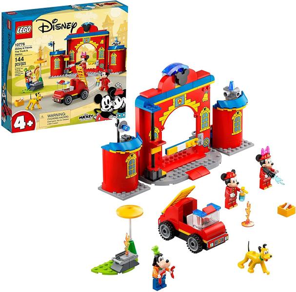 Imagem de LEGO Disney Mickey e Amigos - Caminhão e Estação de Bombeiros 10776 (144 Peças)