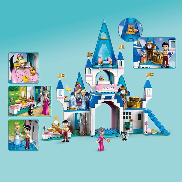 Lego Disney O Castelo da Cinderela e do Príncipe Encantado 43206 Imagem de Lego Disney O Castelo da Cinderela e do Príncipe Encantado 43206