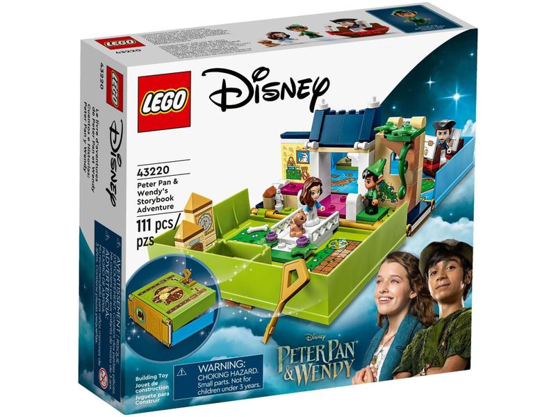 Imagem de LEGO Disney O Livro de Histórias e Aventuras de - Peter Pan e Wendy 111 Peças 43220