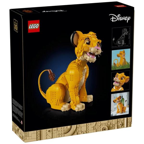 Imagem de Lego Disney O Rei Leão Simba Jovem 1445 Peças 43247