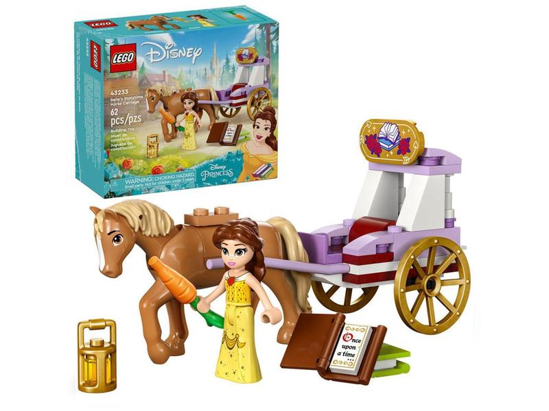 Imagem de LEGO Disney Princess Carruagem de Histórias da - Bela 43233 62 Peças