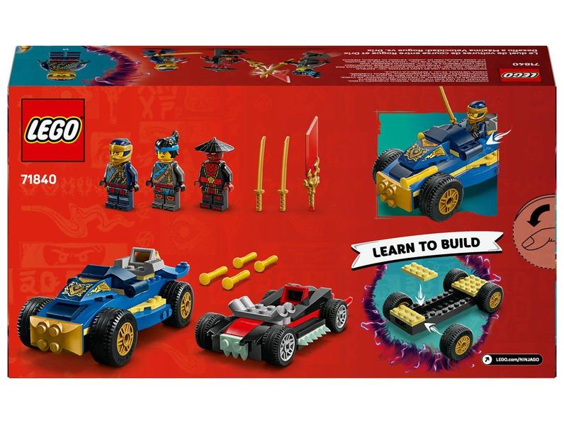 LEGO Duelo de Carros de Corrida de Rogue vs. Drix - Blocos de