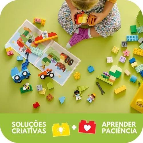 Imagem de Lego Duplo 10439 Caixa De Peças De Carros E Caminhões Quantidade De Peças 80