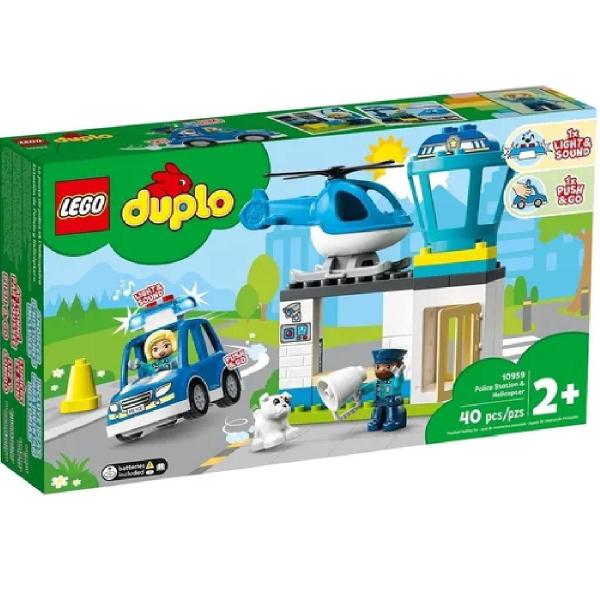 Lego Duplo 10959 Delegacia De Polícia E Helicoptero 40 Pcs Imagem de Lego Duplo 10959 Delegacia De Polícia E Helicoptero 40 Pcs