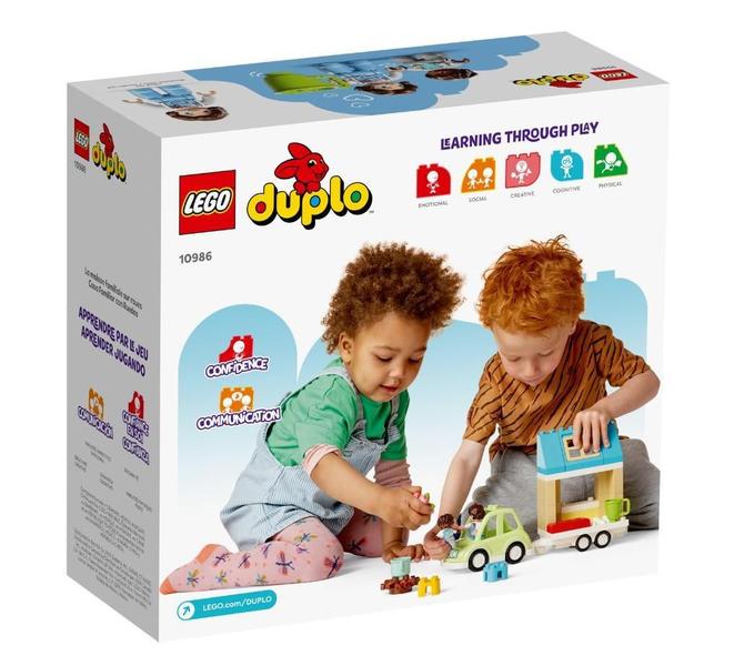 Imagem de Lego Duplo Casa De Família Sobre Rodas - 10986