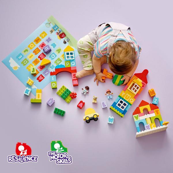 Imagem de LEGO DUPLO Classic Alphabet Town 10935, Educacional Cedo 