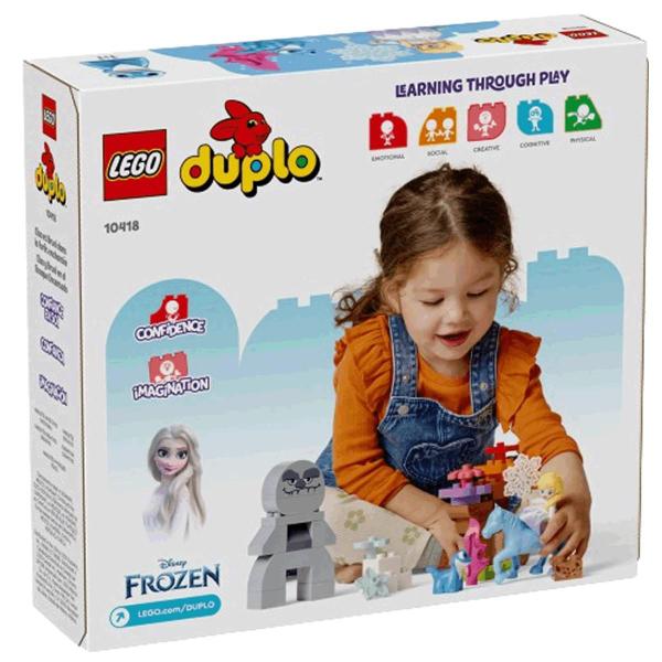 Lego Duplo Frozen Elsa e Bruni na Floresta Encantada 10418 Imagem de Lego Duplo Frozen Elsa e Bruni na Floresta Encantada 10418