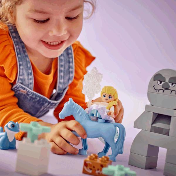 Lego Duplo Frozen Elsa e Bruni na Floresta Encantada 10418 Imagem de Lego Duplo Frozen Elsa e Bruni na Floresta Encantada 10418