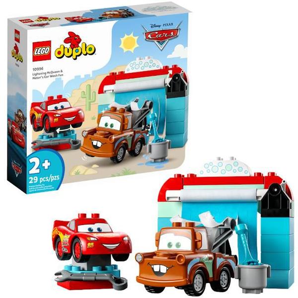 Imagem de Lego Duplo Lava-Jato Com Relâmpago McQueen E Mate 10996