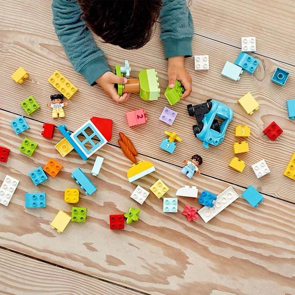 Imagem de Lego Duplo Pré-Escolar Caixa de Blocos Com 65 Peças 10913