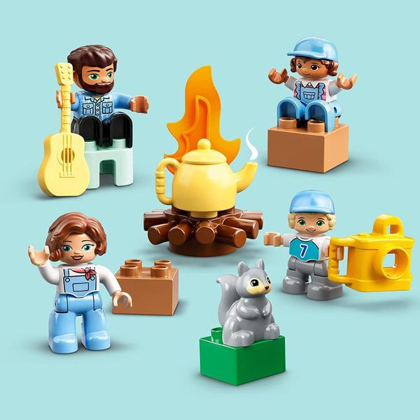 Imagem de LEGO DUPLO Town Family Camping Van Adventure 10946 Edifício, Brincando e Aprendendo Brinquedo de Camping para Crianças e Crianças Novo 2021 (30 peças)