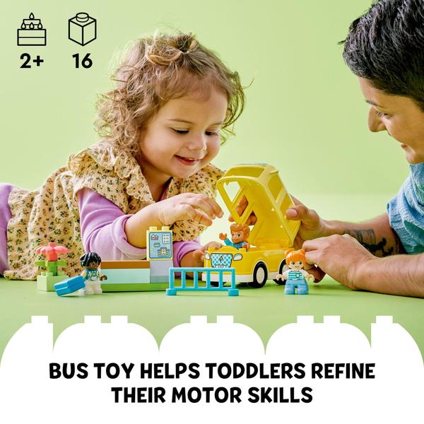 LEGO DUPLO Town Ônibus Educativo STEM para Crianças 2+ Imagem de LEGO DUPLO Town Ônibus Educativo STEM para Crianças 2+