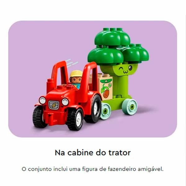 Imagem de LEGO Duplo - Trator de Verduras e Frutas - 19 peças - Lego