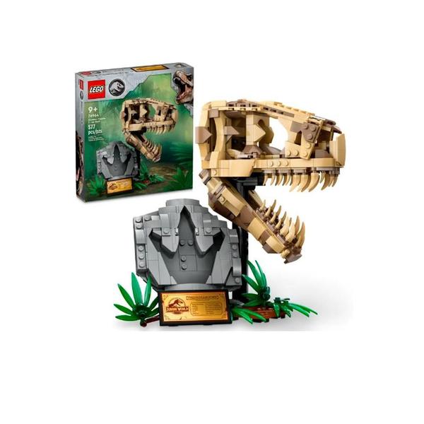 Imagem de Lego Fósseis De Dinossauros T-Rex Crânio 76964 - 577 Peças