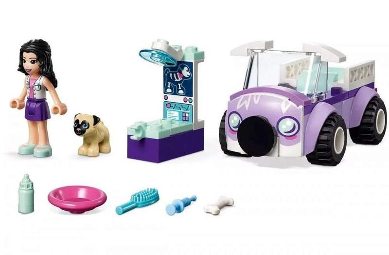 Imagem de LEGO Friends 4+ Emma's Mobile Vet Clinic 41360 Building Kit (50 Peças)