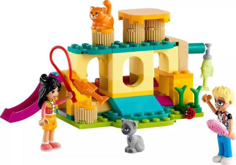 Imagem de Lego Friends 87 Peças Aventura No Playground Dos Gatos - 42612