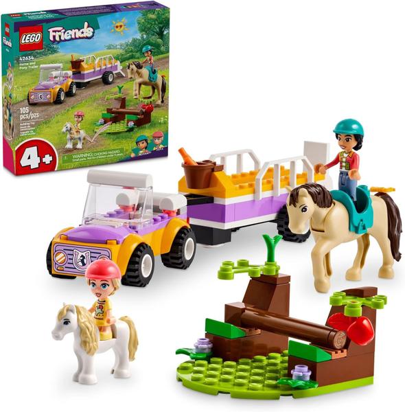 Lego Friends Atrelado com Cavalo e Pónei 42634 Imagem de Lego Friends Atrelado com Cavalo e Pónei 42634