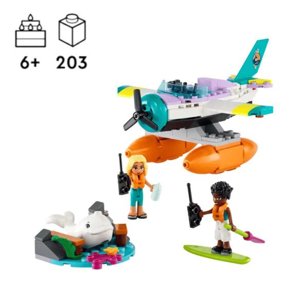 Imagem de Lego Friends Avião de Resgate Marítimo 203 peças 41752