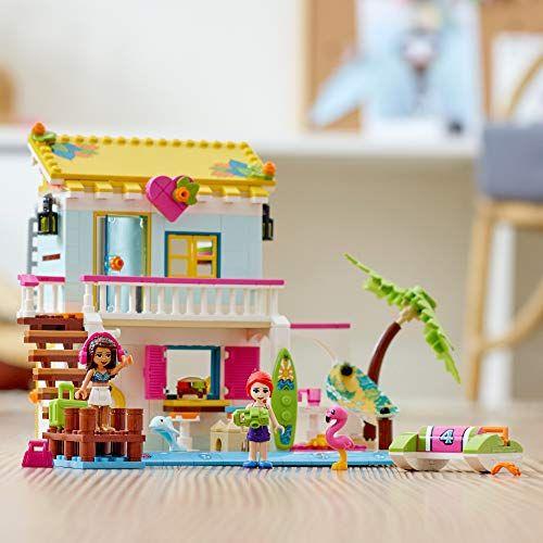 Imagem de LEGO Friends Beach House 41428 Kit de Construção Sparks Hours of Summer Adventure Play (444 peças)