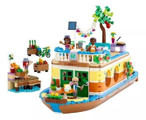 Imagem de Lego friends canal houseboat 737 peças (41702)