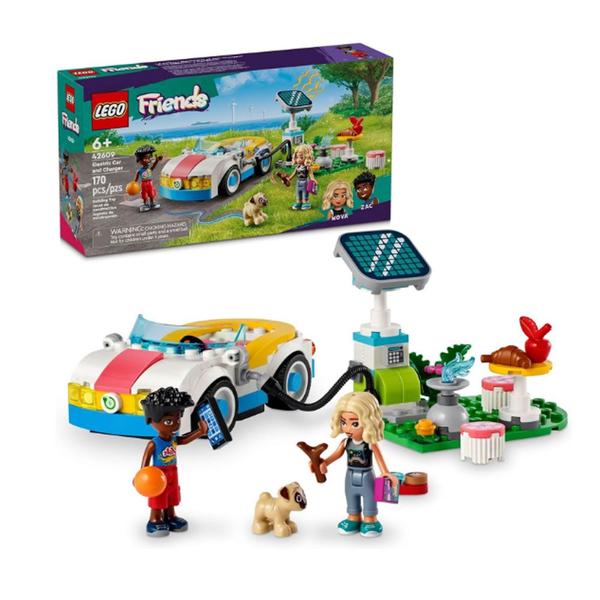 Lego Friends Carro Elétrico e Carregador 170 pcs 42609 Imagem de Lego Friends Carro Elétrico e Carregador 170 pcs 42609