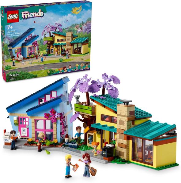 LEGO Friends - Casas de Família de Olly e Paisley 42620 Imagem de LEGO Friends - Casas de Família de Olly e Paisley 42620