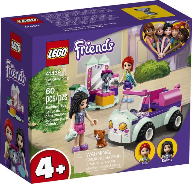 Imagem de LEGO Friends Cat Grooming Car 41439 Kit de Construção Brinquedo Colecionável que Faz uma Ótima Ideia de Presente de Natal ou Natal, Nova 2021 (60 Peças)