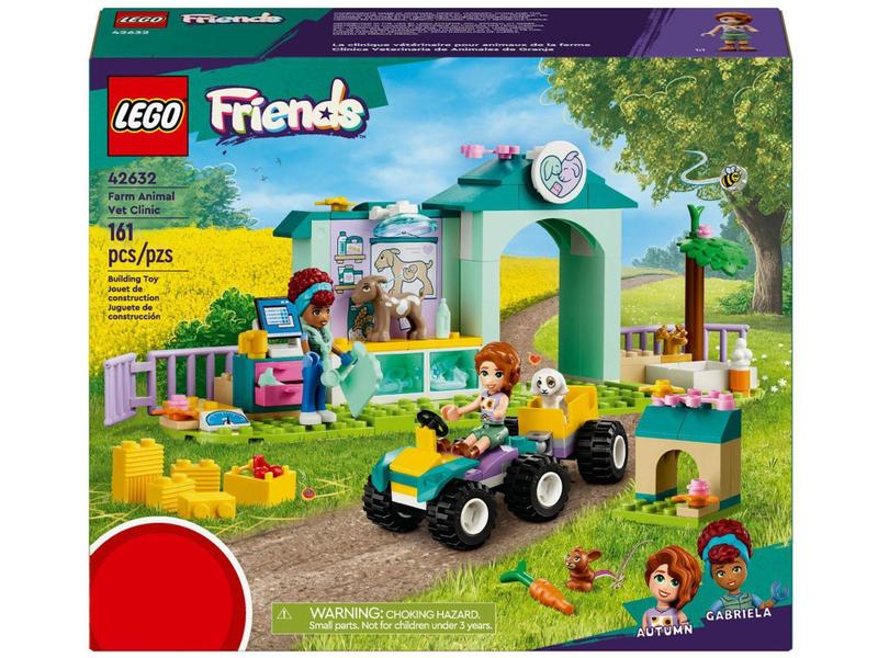 Imagem de LEGO Friends Clínica Veterinária para Animais - da Fazenda 42632 161 Peças