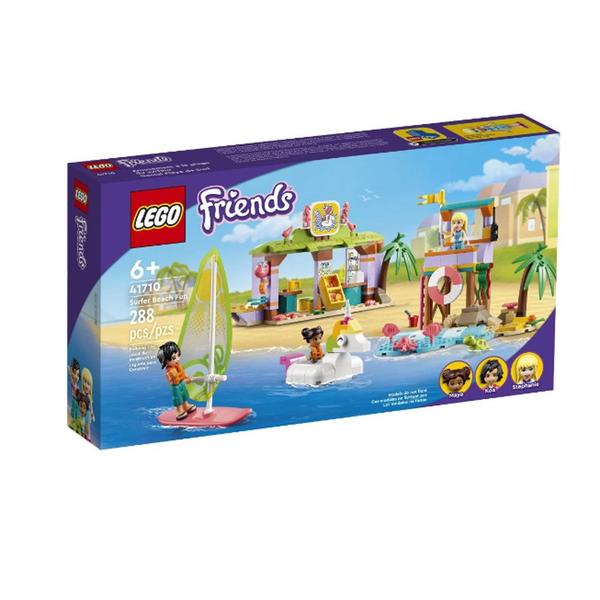 Imagem de Lego Friends  Diversão Na Praia De Surf Kit De Construção 288 Pçs 41710