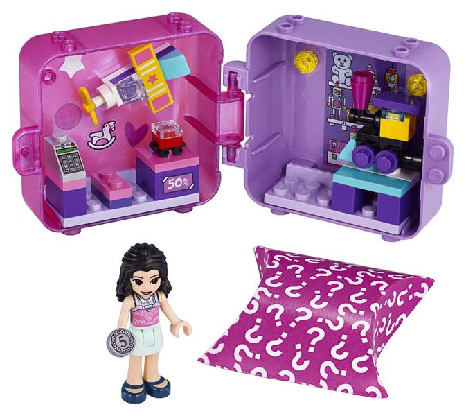 Imagem de LEGO Friends Emma's Shopping Play Cube 41409 Building Kit, inclui uma mini-boneca colecionável, para Reprodução Imaginativa, Nova 2020 (49 Peças)