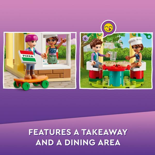 Imagem de LEGO Friends Heartlake City Pizzaria 41705 Construindo Conjunto de Brinquedos para Crianças, Meninas e Meninos 5+ (144 Peças)