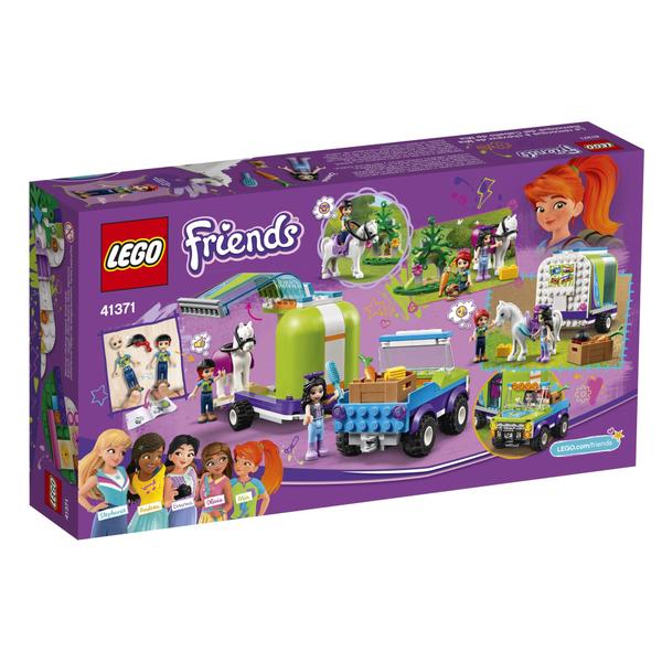 Imagem de LEGO Friends Mia's Horse Trailer (41371) - Kit de Construção com Mini-bonecas, Cavalo e Coelho (216 Peças)