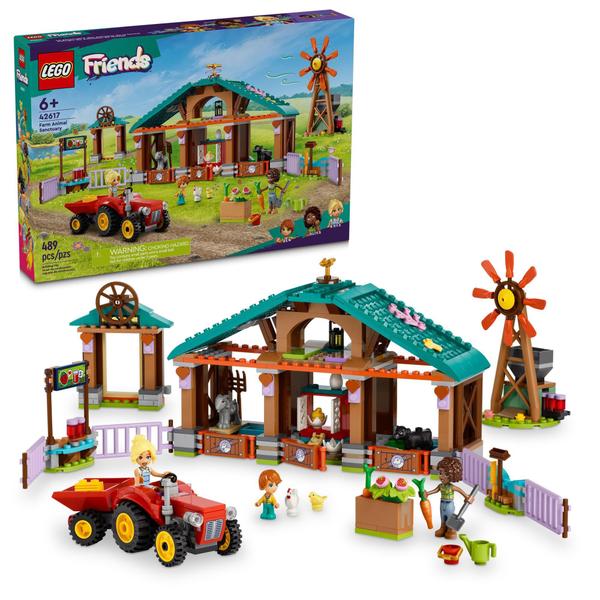 Imagem de LEGO Friends Santuário de Animais e Trator, Brinquedo 6+