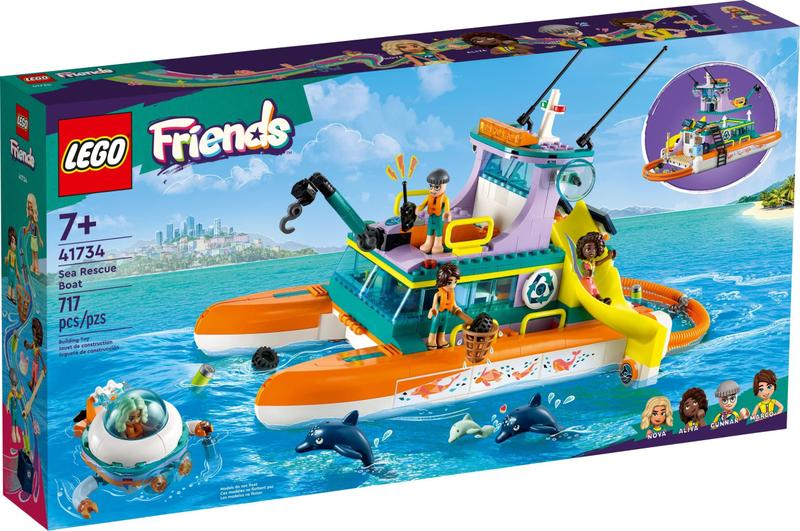 Imagem de LEGO Friends Sea Rescue Boat 41734 Conjunto de brinquedos de construção para Bo