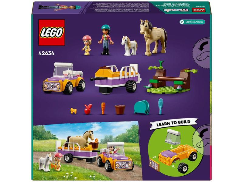 Imagem de LEGO Friends Trailer de Cavalo e Pônei 42634 - 105 Peças