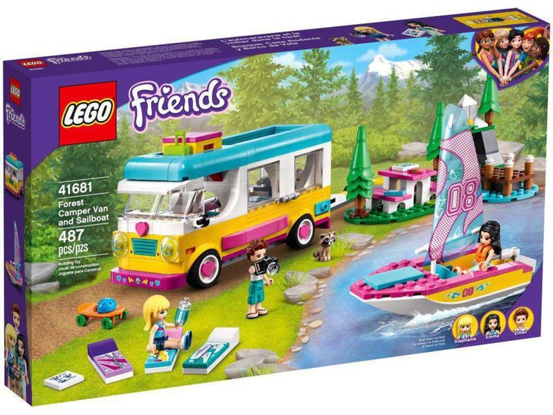 LEGO Friends Trailer e Barco à Vela na Floresta 41681 Imagem de LEGO Friends Trailer e Barco à Vela na Floresta 41681