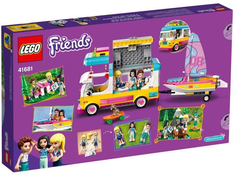 Imagem de LEGO Friends Trailer e Barco à Vela na Floresta 41681