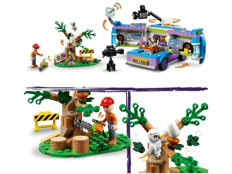 Imagem de LEGO Friends Van da Imprensa 446 Peças - 41749