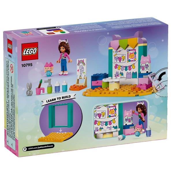 Imagem de LEGO Gabby's Dollhouse Artesanato com Baby Box 60 Peças 10795