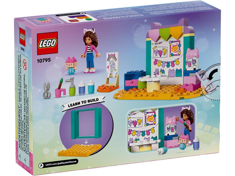 Imagem de Lego gabby's dollhouse artesanato com caixa de bebê 60 pcs - 10795