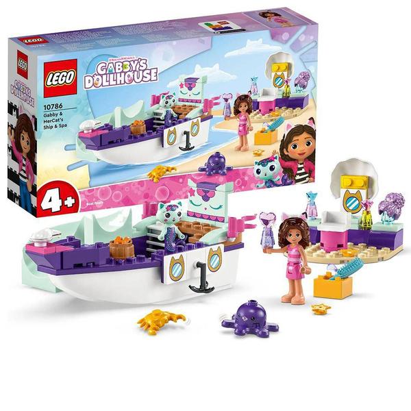 LEGO Gabbys Dollhouse Navio e Spa da Gabby e Sereiata 10786 Imagem de LEGO Gabbys Dollhouse Navio e Spa da Gabby e Sereiata 10786