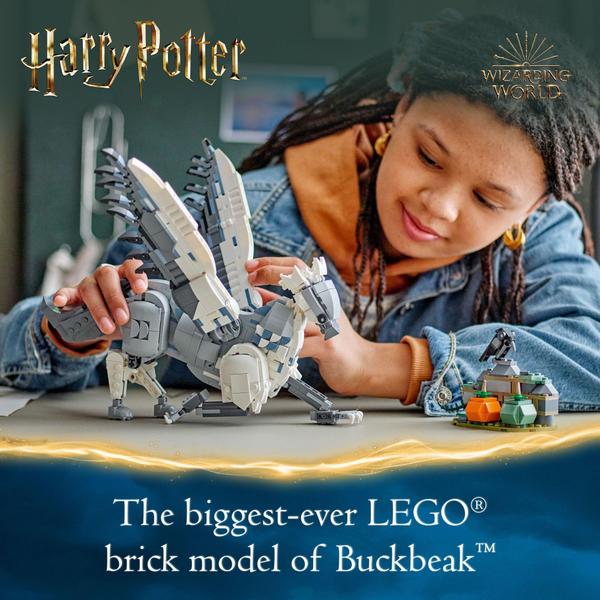 Imagem de LEGO Harry Potter: Bicuço, Hipogrifo Colecionável, 723 Peças