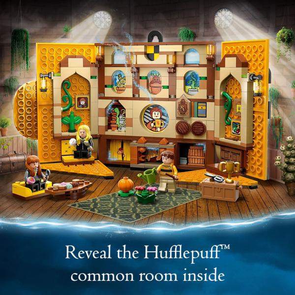 LEGO Harry Potter Hufflepuff House Banner 76412 - Hogwarts Imagem de LEGO Harry Potter Hufflepuff House Banner 76412 - Hogwarts